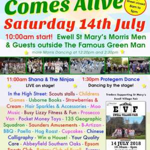 Ewell Village Fair - Saturday 14th July
